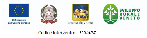 Cofinanziato dall'Unione europea, Repubblica Italiana, Regione del Veneto, Sviluppo Rurale Veneto. Codice intervento SRD.01/AZ